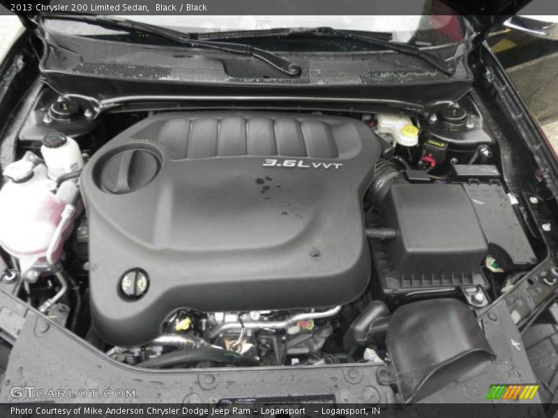 Black / Black 2013 Chrysler 200 Limited Sedan