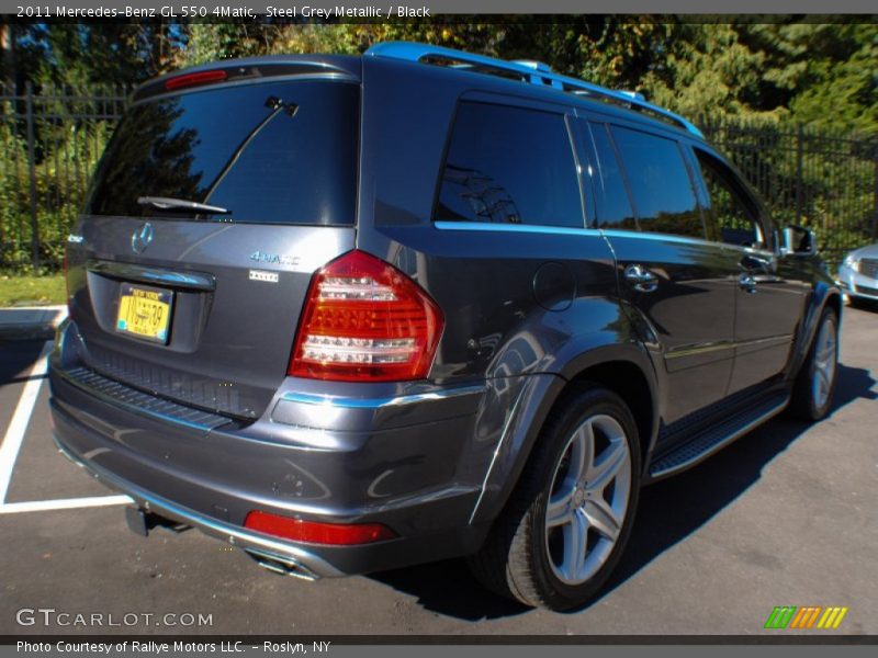 Steel Grey Metallic / Black 2011 Mercedes-Benz GL 550 4Matic