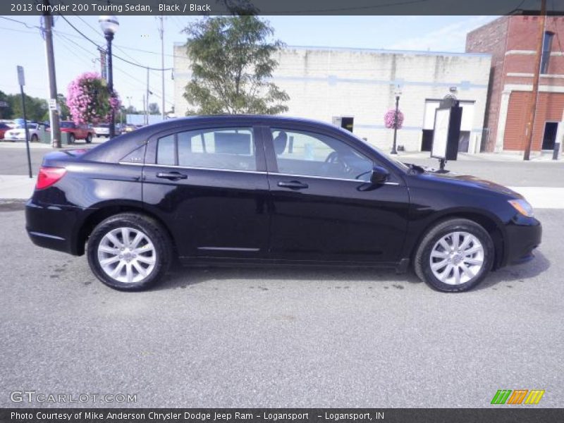 Black / Black 2013 Chrysler 200 Touring Sedan