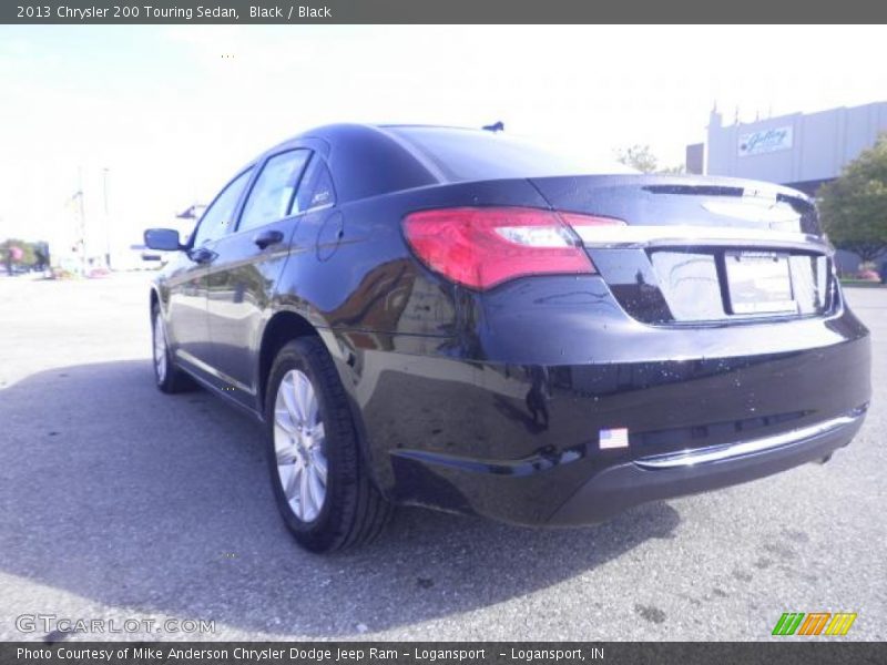 Black / Black 2013 Chrysler 200 Touring Sedan