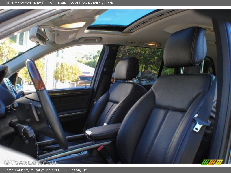 Steel Grey Metallic / Black 2011 Mercedes-Benz GL 550 4Matic