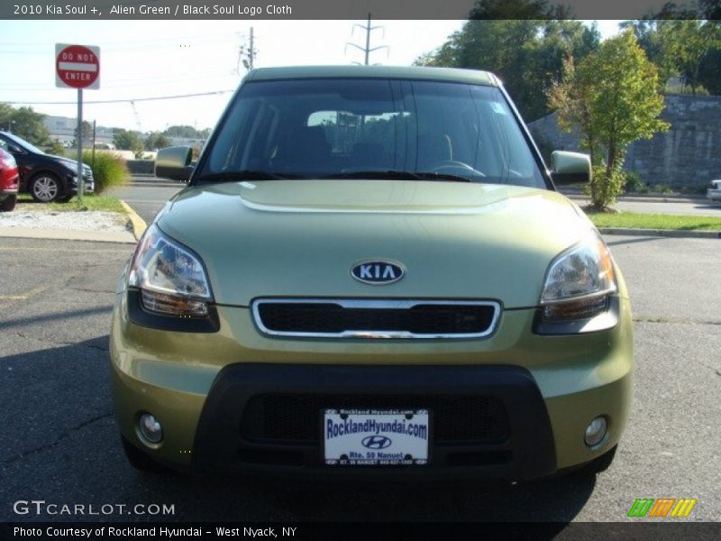 Alien Green / Black Soul Logo Cloth 2010 Kia Soul +