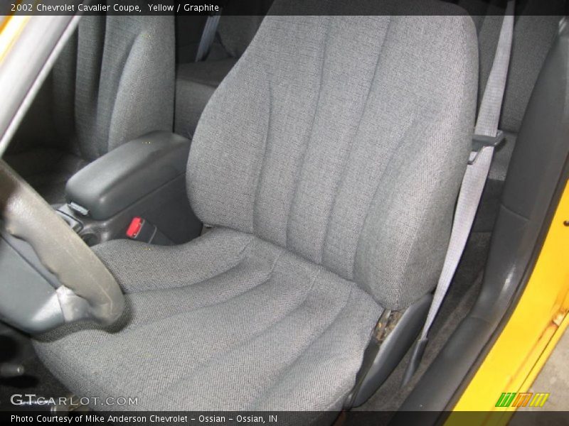 Yellow / Graphite 2002 Chevrolet Cavalier Coupe