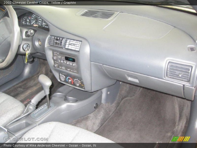 Yellow / Graphite 2002 Chevrolet Cavalier Coupe