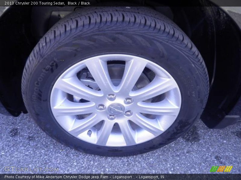 Black / Black 2013 Chrysler 200 Touring Sedan