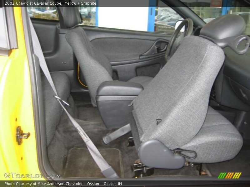 Yellow / Graphite 2002 Chevrolet Cavalier Coupe