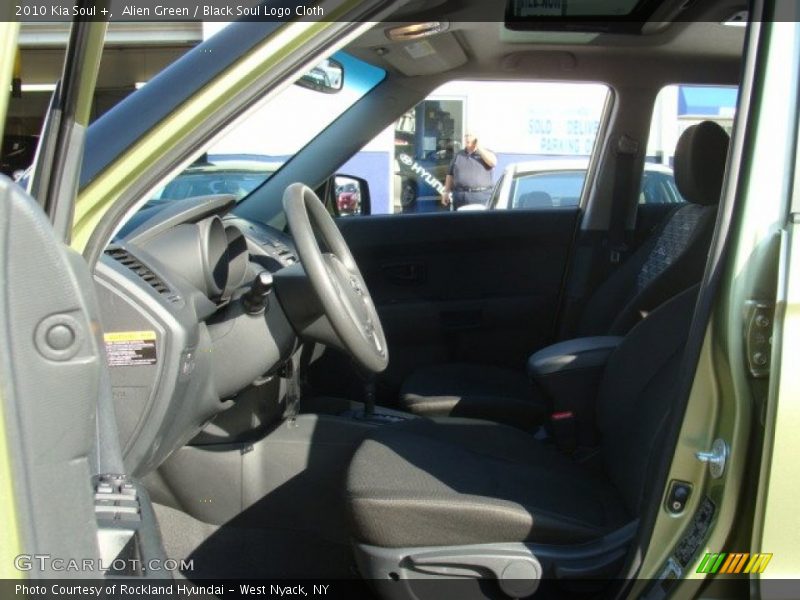 Alien Green / Black Soul Logo Cloth 2010 Kia Soul +
