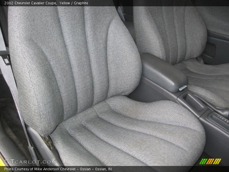 Yellow / Graphite 2002 Chevrolet Cavalier Coupe