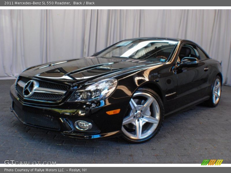 Black / Black 2011 Mercedes-Benz SL 550 Roadster