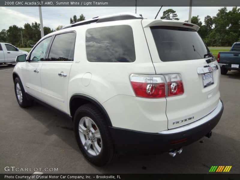 Summit White / Light Titanium 2008 GMC Acadia SLT AWD