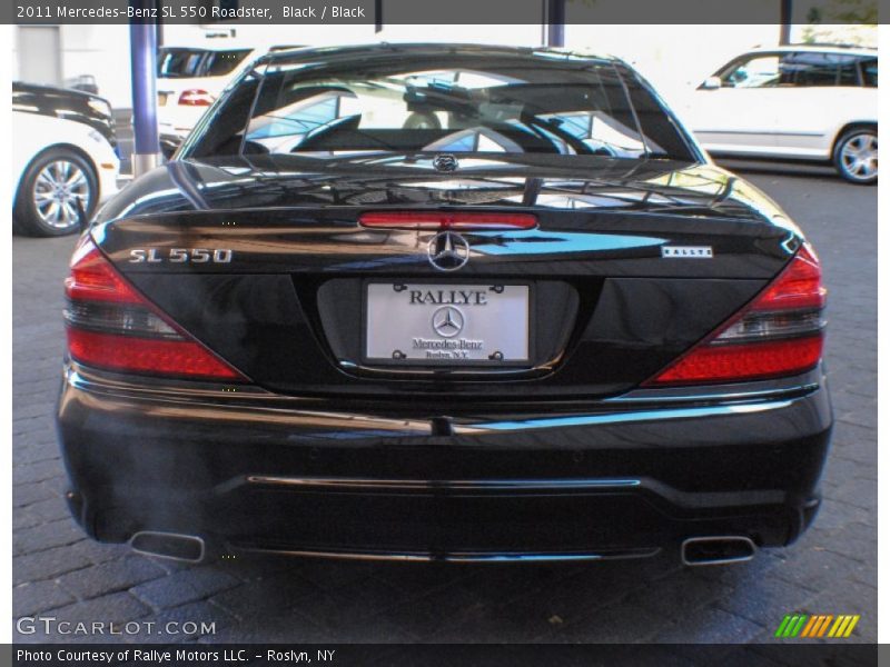 Black / Black 2011 Mercedes-Benz SL 550 Roadster