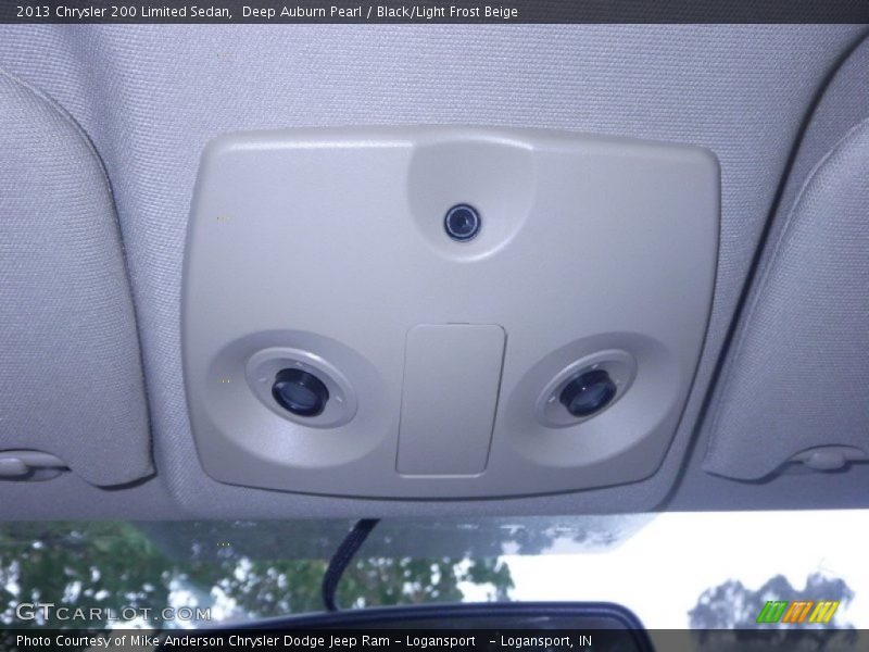 Deep Auburn Pearl / Black/Light Frost Beige 2013 Chrysler 200 Limited Sedan