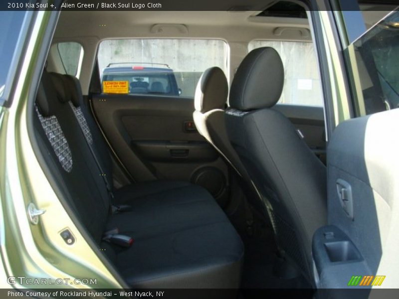 Alien Green / Black Soul Logo Cloth 2010 Kia Soul +