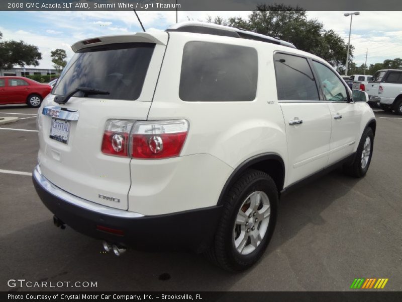 Summit White / Light Titanium 2008 GMC Acadia SLT AWD