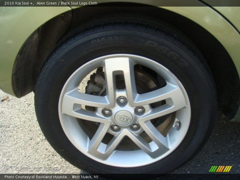 Alien Green / Black Soul Logo Cloth 2010 Kia Soul +