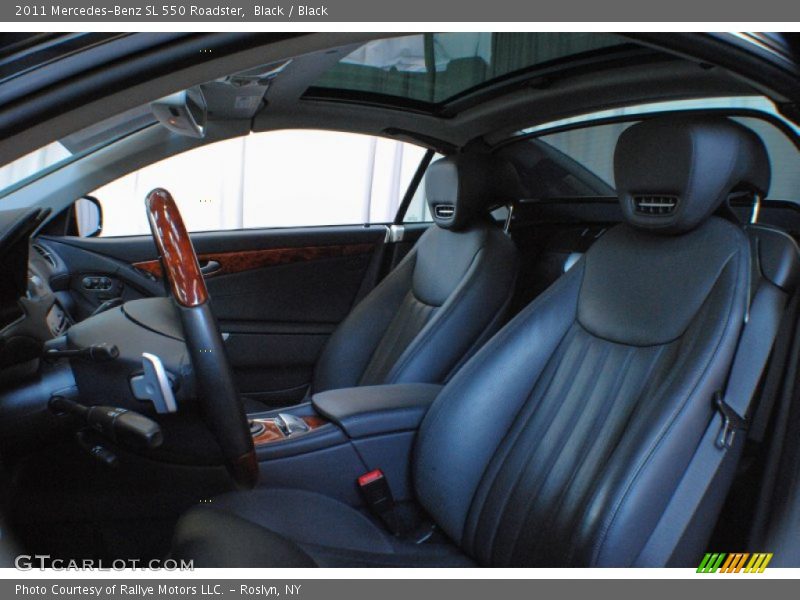 Black / Black 2011 Mercedes-Benz SL 550 Roadster