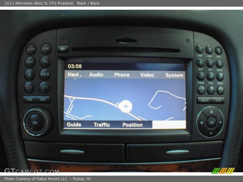 Navigation of 2011 SL 550 Roadster