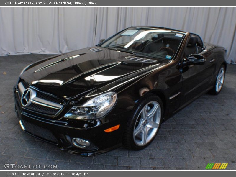 Black / Black 2011 Mercedes-Benz SL 550 Roadster