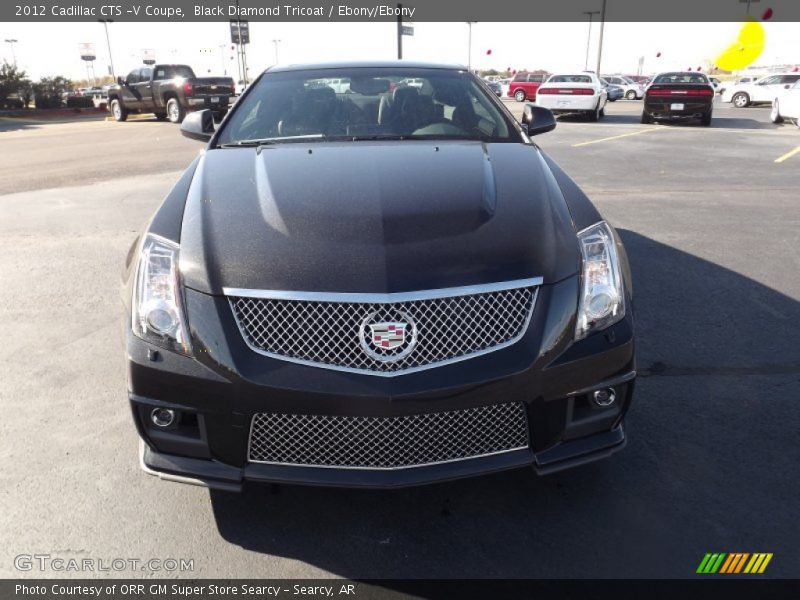 Black Diamond Tricoat / Ebony/Ebony 2012 Cadillac CTS -V Coupe