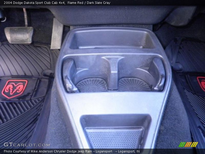 Flame Red / Dark Slate Gray 2004 Dodge Dakota Sport Club Cab 4x4