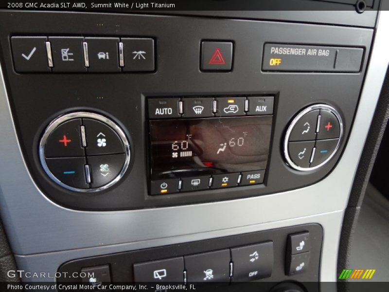 Summit White / Light Titanium 2008 GMC Acadia SLT AWD