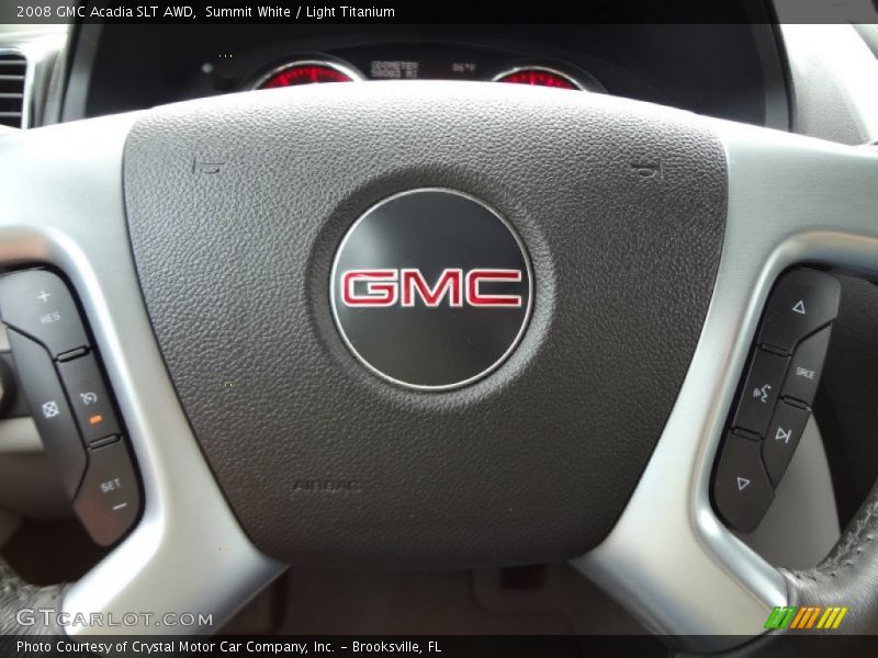 Summit White / Light Titanium 2008 GMC Acadia SLT AWD