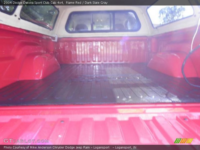 Flame Red / Dark Slate Gray 2004 Dodge Dakota Sport Club Cab 4x4