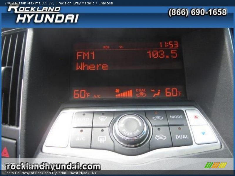 Precision Gray Metallic / Charcoal 2009 Nissan Maxima 3.5 SV