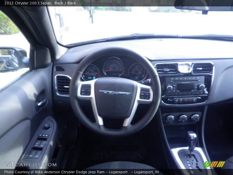 Black / Black 2013 Chrysler 200 S Sedan