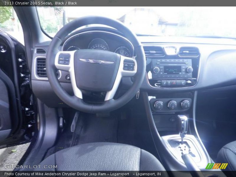 Black / Black 2013 Chrysler 200 S Sedan