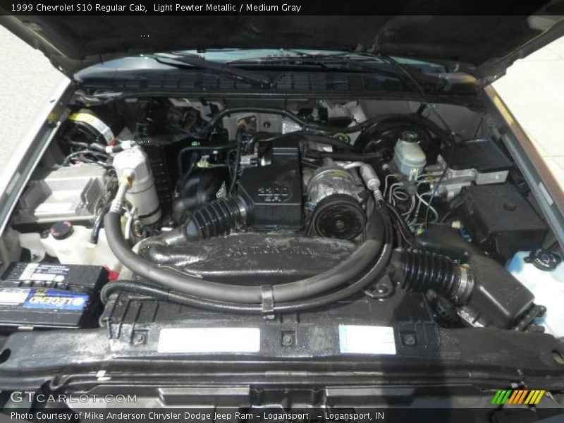 Light Pewter Metallic / Medium Gray 1999 Chevrolet S10 Regular Cab