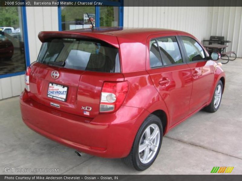 Barcelona Red Metallic / Charcoal Gray 2008 Scion xD