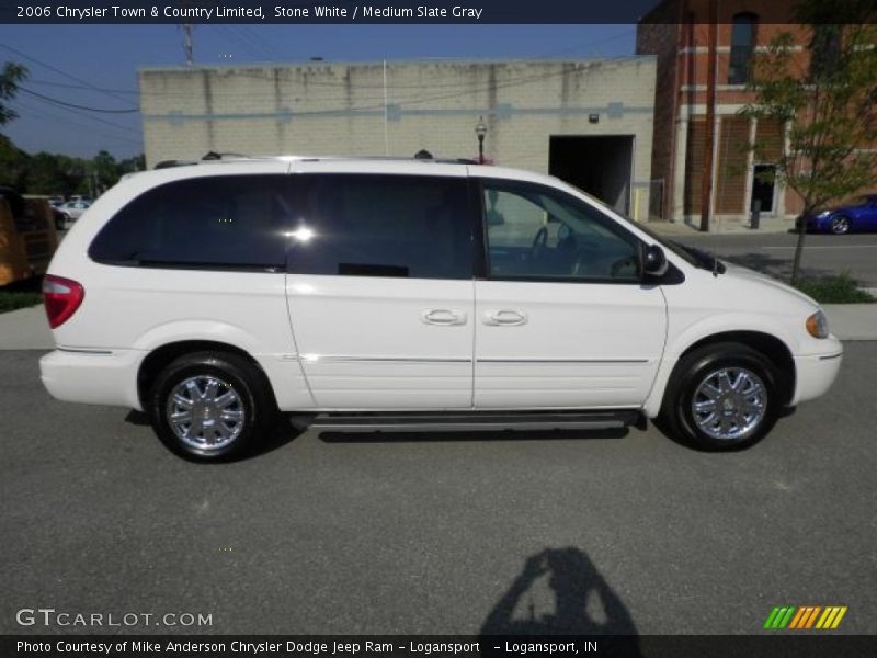 Stone White / Medium Slate Gray 2006 Chrysler Town & Country Limited