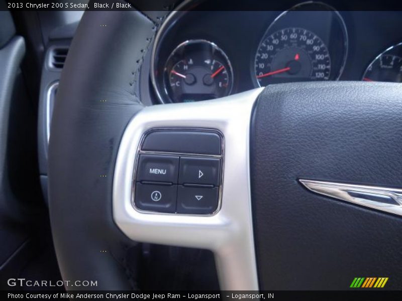 Black / Black 2013 Chrysler 200 S Sedan