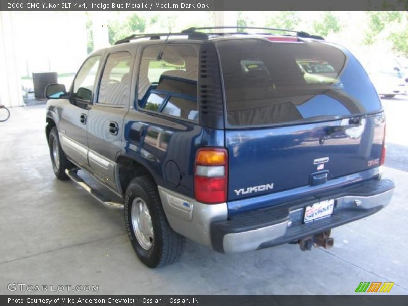 Indigo Blue Metallic / Medium Dark Oak 2000 GMC Yukon SLT 4x4