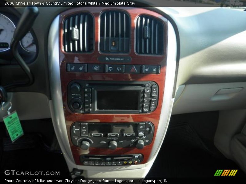 Stone White / Medium Slate Gray 2006 Chrysler Town & Country Limited