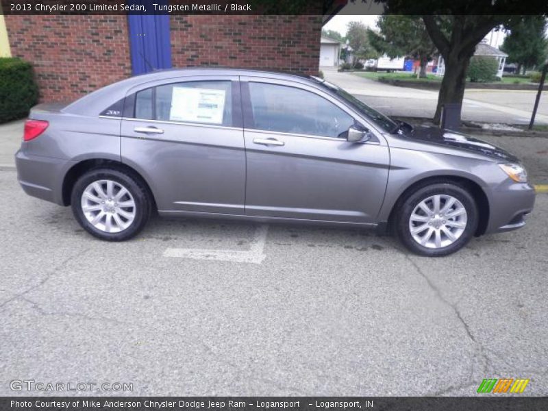 Tungsten Metallic / Black 2013 Chrysler 200 Limited Sedan
