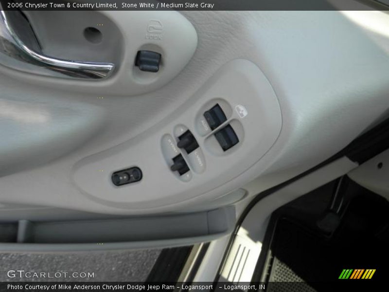Stone White / Medium Slate Gray 2006 Chrysler Town & Country Limited