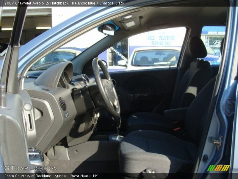 Icelandic Blue / Charcoal Black 2007 Chevrolet Aveo 5 LS Hatchback