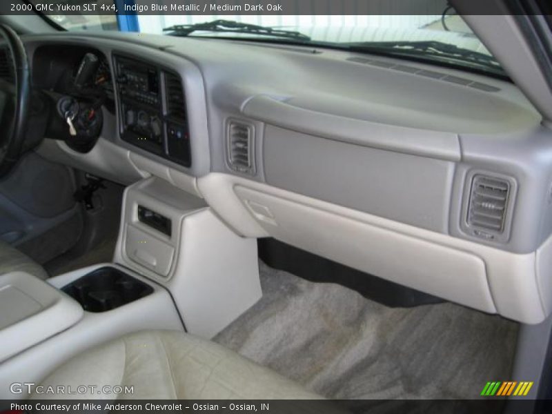 Indigo Blue Metallic / Medium Dark Oak 2000 GMC Yukon SLT 4x4