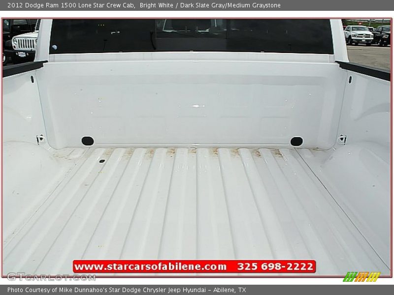 Bright White / Dark Slate Gray/Medium Graystone 2012 Dodge Ram 1500 Lone Star Crew Cab