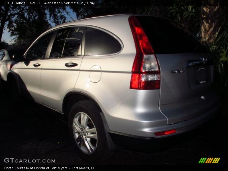 Alabaster Silver Metallic / Gray 2011 Honda CR-V EX