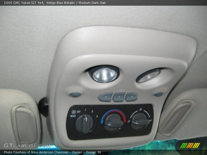 Indigo Blue Metallic / Medium Dark Oak 2000 GMC Yukon SLT 4x4