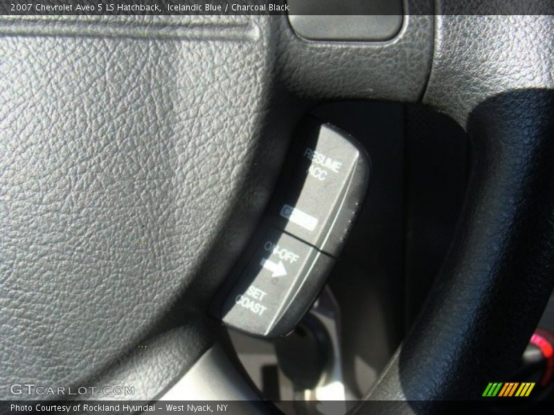 Icelandic Blue / Charcoal Black 2007 Chevrolet Aveo 5 LS Hatchback