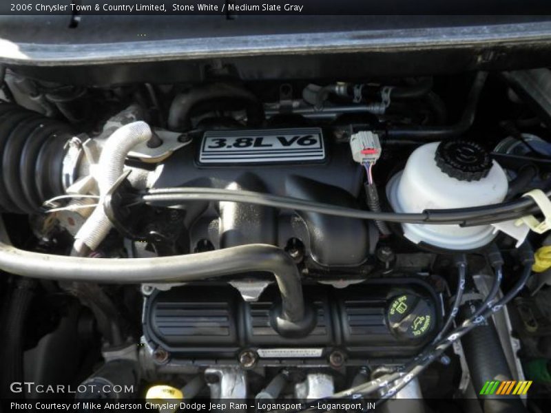Stone White / Medium Slate Gray 2006 Chrysler Town & Country Limited