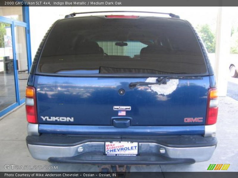 Indigo Blue Metallic / Medium Dark Oak 2000 GMC Yukon SLT 4x4