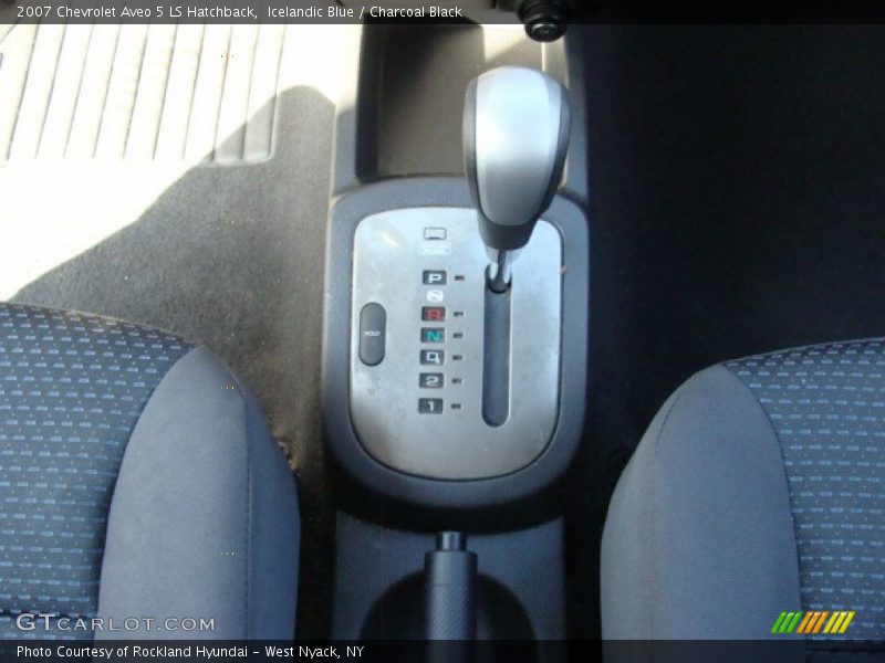 Icelandic Blue / Charcoal Black 2007 Chevrolet Aveo 5 LS Hatchback