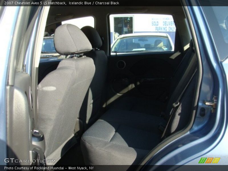 Icelandic Blue / Charcoal Black 2007 Chevrolet Aveo 5 LS Hatchback