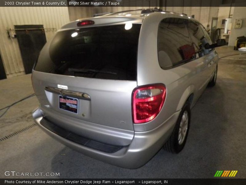 Bright Silver Metallic / Taupe 2003 Chrysler Town & Country EX