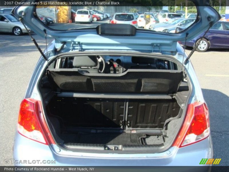 Icelandic Blue / Charcoal Black 2007 Chevrolet Aveo 5 LS Hatchback